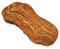 Schneidebrett Naturschnitt The Rustic Art - Handgefertigt aus Olivenholz, 25 cm lang, Vielseitige Servierplatte