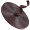 GORGECRAFT 5M Bandes de Cuir Double Face 10MM de Large Sac à Bandoulière Rouleau de Sangle en Cuir Marron Noix de Coco Corde en Cuir Lisse Cordon Plat pour Bricolage Artisanat Fabrication de Vêtements