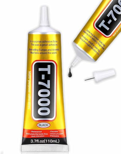 ALECPEA Upgrade T-7000 Black Adhesive Glue - 110ml | High-Performance Waterproof Adhesive for Precision Repairs, Perfect for Phone, Electronics, Jewelry, and Crafts