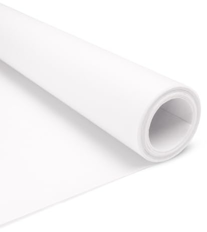 Realm Iron On/Fusible Interfacing Fabric (White, Extra Heavy 90cm x 1 metre)