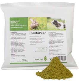 PlantaVet PlantaPep | 100 g | Alimento completo per lepri e roditori | Per la fornitura completa in caso di necessità | Con una miscela di erbe regionali e piante medicinali