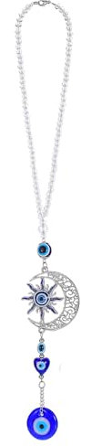 Rückspiegel Anhänger Autospiegel Anhänger Evil Eye Auto Hängedeko Perlen Auto Hängedeko Evil Eye Autozubehör Evil Blue Eye Charms Für Auto Blaue Auto Anhängerspiegel Für Rückspiegel Balkon Fenster