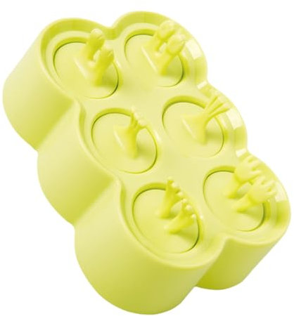 Cabilock 1 Satz Am Stiel Form Selber Machen Karikatur Eistropfenfänger Eimer Creme Kieseleisbereiter Hausgemacht Waffeleisen Eisstangen Eiswürfelkessel Knallt Obst Kieselgel Green