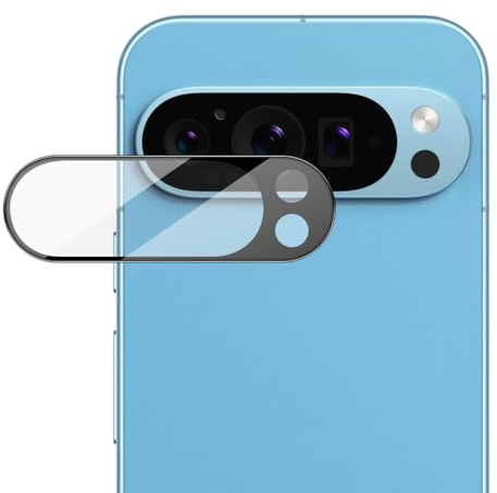 Techsuit Kameraschutz für Google Pixel 9 Pro XL mit 9H Härte, Kristallklar, Kratzfest, Anti Fingerabdruck, Einfache Installation, Full Camera