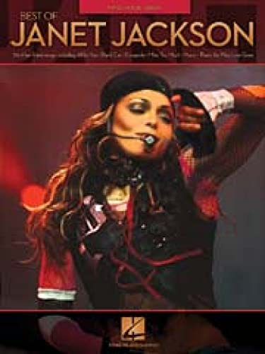 Best Of Janet Jackson Piano Vocal Guitar Book
