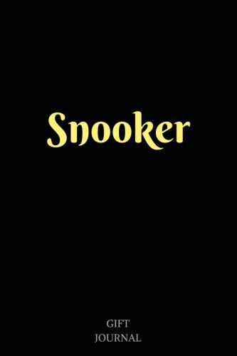 Snooker: 6 x 9 inches, Lined Composition Journal, Gift Journal, Snooker Notebook