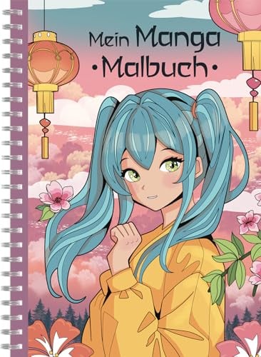 Mein Manga Malbuch: Ein Malbuch für Mädchen ab 8 Jahren mit 50 Manga-Motiven zum Ausmalen und Entspannen.
