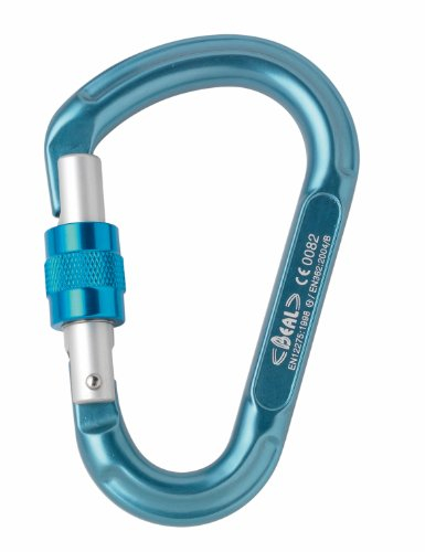 Beal Be Lock Karabiner, Blue Metallic, Einheitsgröße