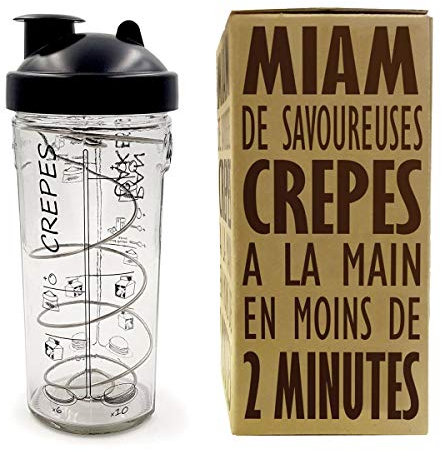 Shaker à crêpes Cookut - Silver - Moderne - Verre, Métal