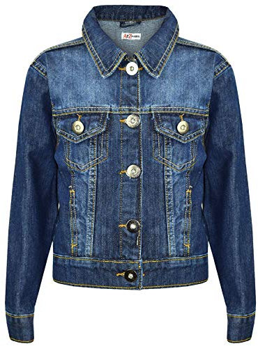 A2Z 4 Kids Girls Jackets Denim Style Trendy Fashion Jeans Jacket Stylish Coats for Girls New Age 3-13 Years