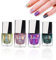 Gireatick 4 Flaschen Holographischer Nagellack, Diamant Laser Glitter Langanhaltender Nagellack 7ML Jede Flasche (B)