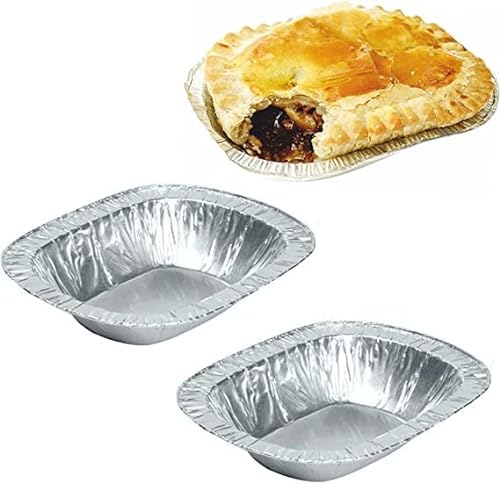 lgt Steak Pie - Juego de 100 platos desechables reciclables