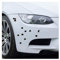 JNNJ 3D Bullet Hole Car Decals Simulation, Stereoscopic Fake Realistic Guns Bullet Hole Stickers, Automotive Cool Removable Waterproof Sticker Decoration for Window Wing Door Body Side(R458-1)