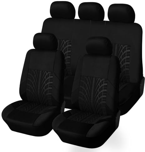 TACCTS 5 Sitzer Universal Sitzbezügesets für Opel Vauxhall Grandland X 2018-2024 Auto Schonbezüge Auto-Sitzbezug Universal,F