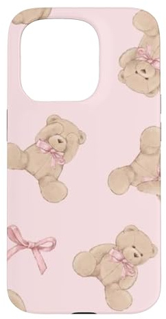 Teddy-Krawatten Hülle für iPhone 15 Pro