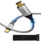 Elecan Uni-Directional HDMI to USB-C Adapter Cable 4 Ft 4K@60Hz 2K 1080P, No USB Power Needed High Speed HDMI Input to Type C Converter, Braided for Touch,PS5,Xbox,Mac,Portable Monitor,VR/XR/AR+Ties