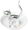Générique Plat porte-bague pour chat, porte-bague chat | Porte-bague en céramique,Porte-bague animaux mignons, petit plat à bagues, porte-bijoux pour bagues, bracelets, boucles d'oreilles