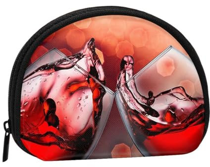 Cheers Mini sac de rangement portable pour verres à vin rouge, élégant et compact, adapté pour un transport quotidien, Noir , Taille unique