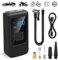 Compresor Aire Portatil,Bomba De Aire Eléctrica De 150 PSI,Inflador De NeumáTicos Avanzado Con Linterna, Batería Recargable, con LED, hinchador Ruedas Coche,para Coche, Moto, Bicicleta, Pelota