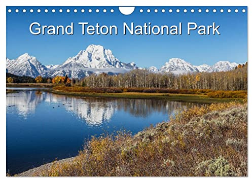 Grand Teton National Park (Wandkalender 2026 DIN A4 quer), CALVENDO Monatskalender: Die Grand Teton Bergkette bildet das Herzstück des gleichnamigen National Parks. (CALVENDO Natur)