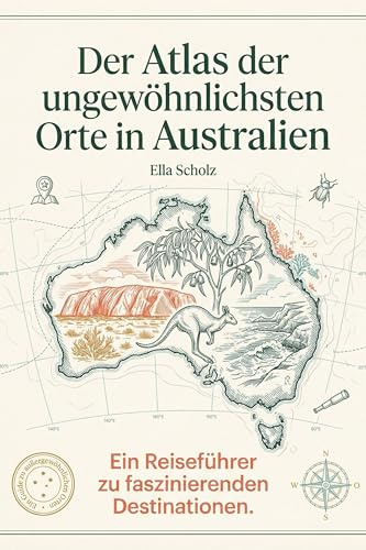 Der Atlas der ungewöhnlichsten Orte in Australien: Ein Reiseführer zu faszinierenden Destinationen. Der ultimative Guide für Entdecker und Backpacker. Das perfekte Geschenk für Australien-Fans