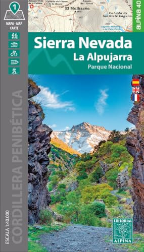 Mapa Sierra Nevada. La Alpujarra: 1:40000