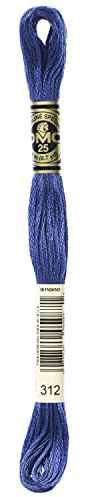 DMC 6-Strand Embroidery Cotton 8.7yd-Very Dark Baby Blue