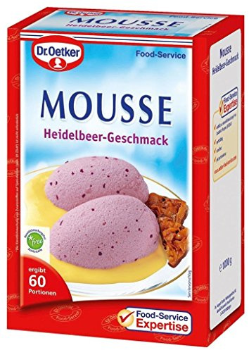Dr. Oetker Mousse Heidelbeer-Geschmack 1 kg, 1er Pack (1 x 1 kg)