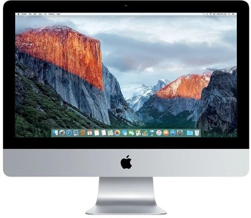 Apple iMac 21.5 (i5-5250u 8gb 1tb HDD) QWERTY U.S Keyboard MK142LL/A Late 2015 Silver (Renewed)