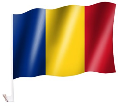 Autoflagge/Autofahne Rumänien