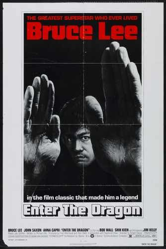 Enter The Dragon Poster 007 Metal Sign A4 12x8 Aluminium