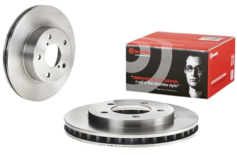 Brembo 09.A445.11 UV Coated vented Front Brake Rotor HYUNDAI/HYUNDAI (BEIJING)/KIA/KIA (DYK) OE# 517121G000