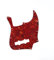 Musiclily 10 Löcher J Bass Pickguard JB Schlagbrett für Fender American/Mexican Standard Jazz Bass,4 lagig Vintage Tortoise