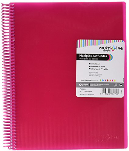 Classeur Grafoplas Maxiplás Fuchsia A4 Spirale