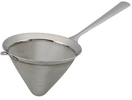 PIAZZA - Colino in Acciaio Inox Conico 16 Cm - Setaccio da Cucina a Cono Liquidi e Alimenti (Spremute, Frullati, Sughi, Salse, Creme, Farina, Pasta, Riso) Aggiungilo al tuo Set Utensili da Cucina