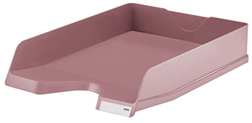 HAN Briefablage VIVA - 5 STÜCK, stilvolle elegante Design-Briefablage in Premium-Qualität. DINA4/C4, mit Beschriftungsclips, savanne, 10275-87
