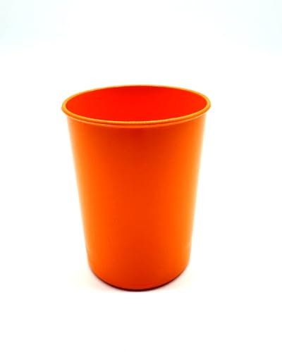 Becher 180 ml Trinkbecher Partybecher Kunststoffbecher Plastikbecher Kinderbecher orange