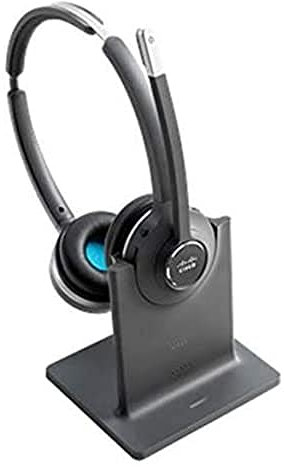Cisco Headset 561 - Cuffie DECT biaurali wireless con base standard per USA e Canada, colore antracite, un anno di garanzia limitata (CP-HS-WL-562-S-EU=)