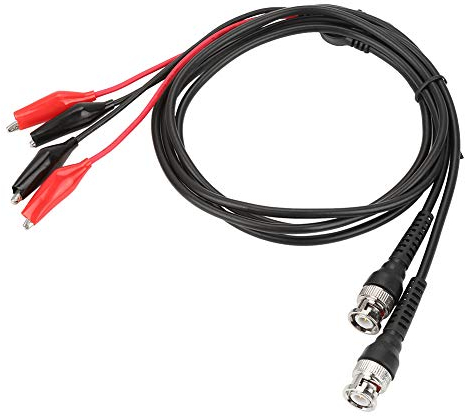 BNC-Messleitungen, 2 Stk P1011 Q9 Oszilloskop-Messsondenkabel zu Doppelkrokodilklemme 108 cm