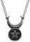Alchemy Gothic Sin-Horned God Pendant Unisex Halskette schwarz/silberfarben Hartzinn Gothic