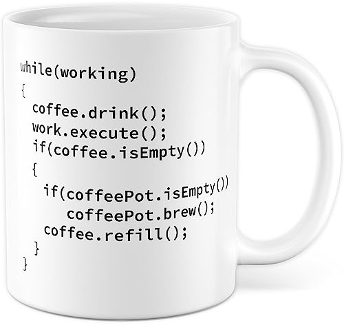 Pagma Druck Informatiker Tasse, Code Mug IT Informatiker Geschenke lustig, Programmierer Becher Debugging Spruch Programmieren Informatik Geschenkidee, Entwickler Developer Kaffeetasse