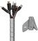 Aigostar Flexibler und zuschneidbarer Kabel-Organizer für Zuhause und Büro, Schutz für Babys und Haustiere, 1,5 m Länge, 16 mm Durchmesser, unterstützt 3-5 Kabel (Grau)