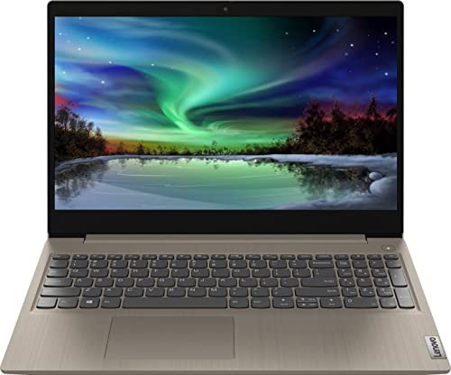 Lenovo Idea Pad 3 15ITL05 81X800ECUS - Cuaderno de pantalla táctil de 15.6 pulgadas - HD - 1366 x 768 - Intel Core i3 i3-1115G4 Dual-Core (2 núcleos) 3 GHz - 8 GB RAM - SSD de 256 GB - Almendra - Chip