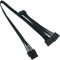 Irlogyer 5 pin a 3 dischi rigidi SATA, cavo di alimentazione HDD solo per Cooler Master V550 V650 V750 V850 V1000 V1000 Alimentatore modulare, nero