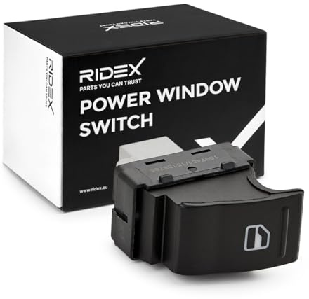 RIDEX 1761S0032 Interruptor de elevalunas eléctrico Delante, Derecha Compatible con VW Multivan T5 7HM, 7HN, 7HF, 7EF, 7EM, 7EN