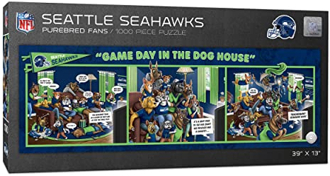 YouTheFan NFL Seattle Seahawks Game Day in The Dog House 1000 Teile Puzzle