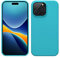 kwmobile Case for iPhone 14 Pro Max Case - Slim Soft TPU Silicone Cover - Works with Wireless Charging - Cool Glacier