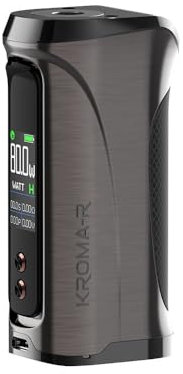 TVDC Innokin Kroma R Mod 6-80W Vape Box Battery (Gun Metal) - E Cigarette Mod Powered by Single 18650 Battery (Sold Separately), 2ml cartridge No Nicotine