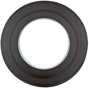 TYGERIX Rosone Coprimuro Nero in Acciaio per Tubi da 100 mm | Rosetta Copriforo Murale Canna Fumaria per Stufe a Legna o Pellet e Caldaie | Alta Resistenza al Calore | Più Spessore | Il Top