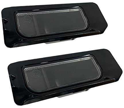 SHU-store 2 Pcs License Plate Light Shell Cover Rear Lights Number Plate Lamp Cover Fit For Mitsubishi ASX Car Replacement Parts upgrade